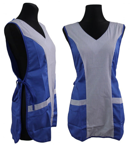 Chasuble Kasack Überwurf Schürze versch. Farben zum Knöpfen oder Binden