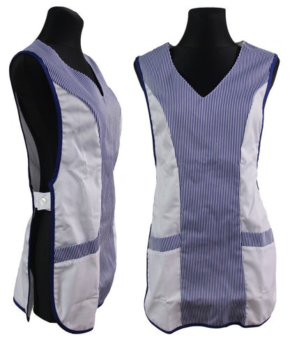 Chasuble Kasack Überwurf Schürze versch. Farben zum Knöpfen oder Binden