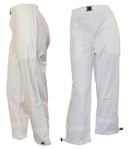 7/8 Care Trousers Nurse Trousers Women's Trousers White