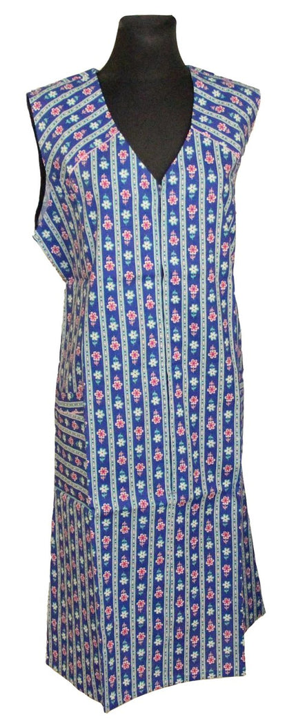 Reißverschluss RV Kittel Schürze Hauskleid Baumwolle