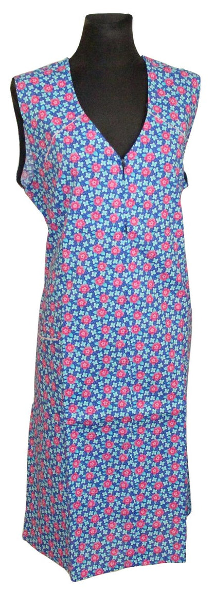 Reißverschluss RV Kittel Schürze Hauskleid Baumwolle