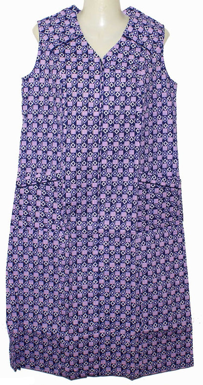 Reißverschluss RV Kittel Schürze Hauskleid Baumwolle