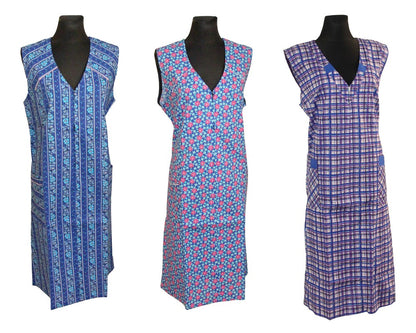 Reißverschluss RV Kittel Schürze Hauskleid Baumwolle
