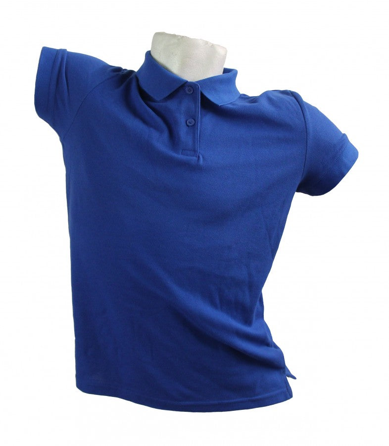 Poloshirt Polohemd Arbeitshemd Fruit of the Loom blau