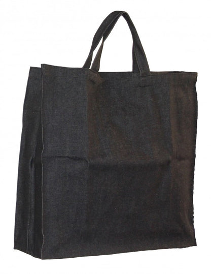 Jeans Einkaufs Beutel Tasche Ostalgie auch für Flaschen-