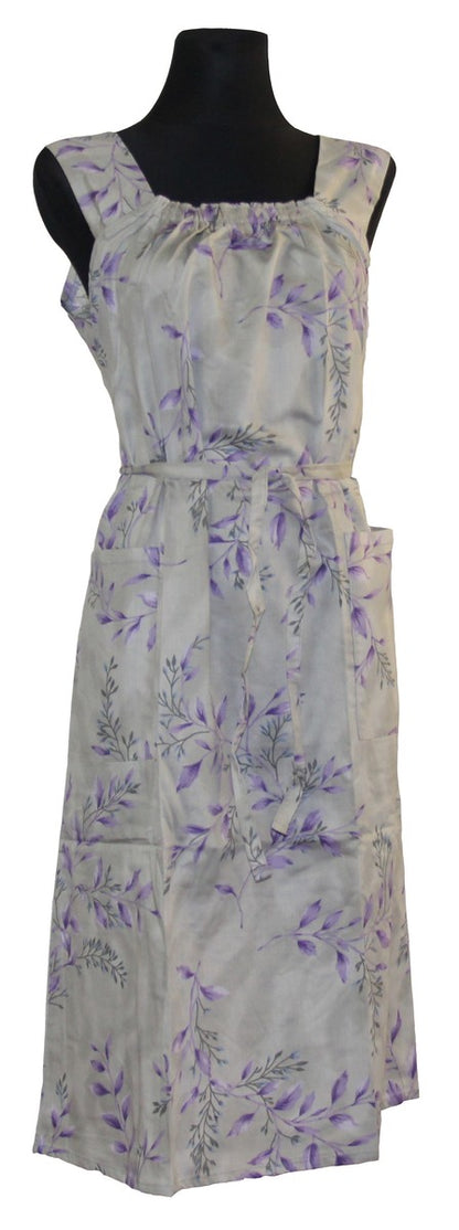 Kleid Trägerkleid Hauskleid Gartenkleid Strandkleid Satin