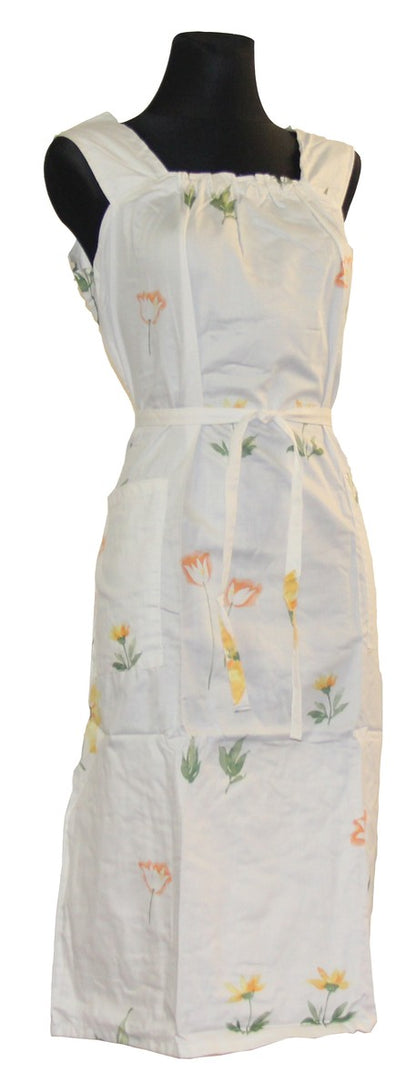 Kleid Trägerkleid Hauskleid Gartenkleid Strandkleid Satin