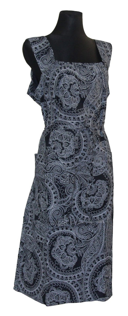 Kleid Trägerkleid Hauskleid Gartenkleid Strandkleid Satin
