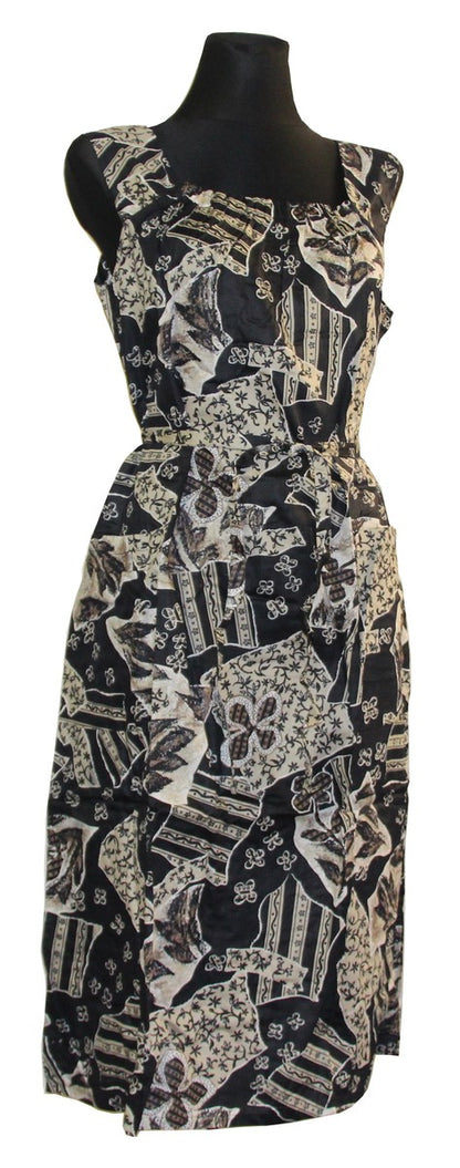 Kleid Trägerkleid Hauskleid Gartenkleid Strandkleid Satin