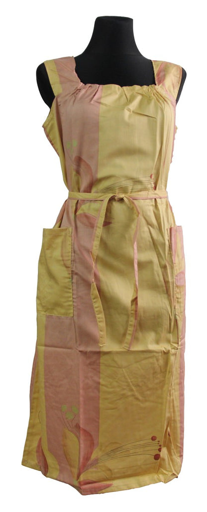 Kleid Trägerkleid Hauskleid Gartenkleid Strandkleid Satin
