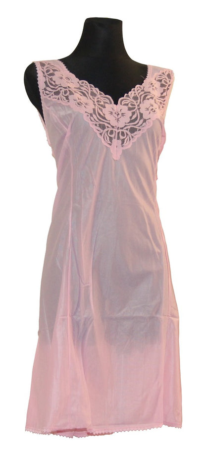 Damen Unterkleid Unterrock mit Spitze