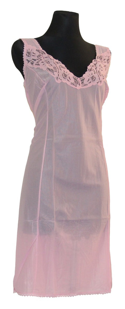 Damen Unterkleid Unterrock mit Spitze