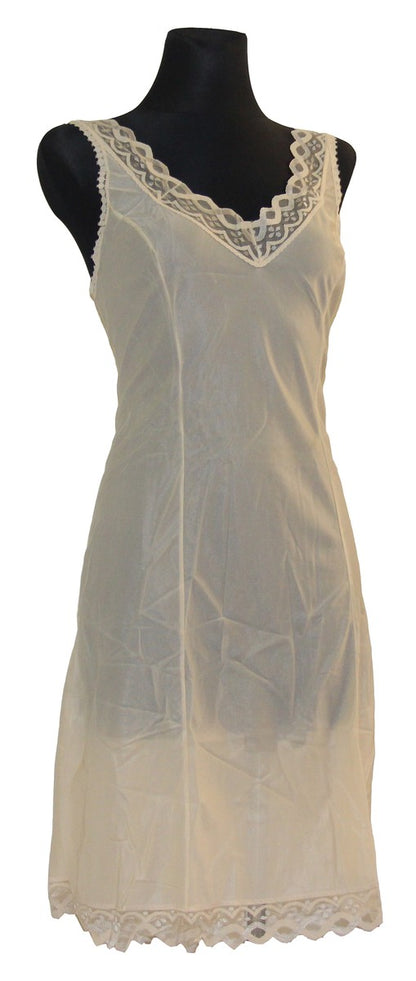 Damen Unterkleid Unterrock mit Spitze