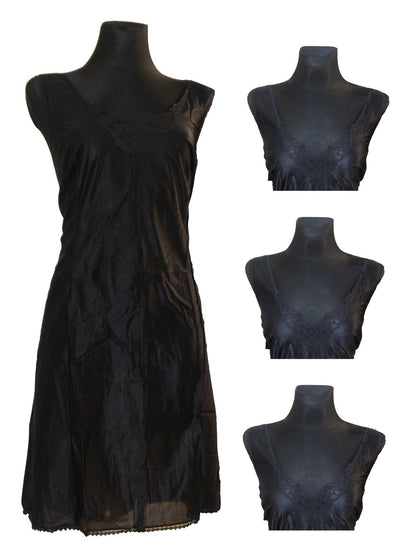 Damen Unterkleid Unterrock mit Spitze