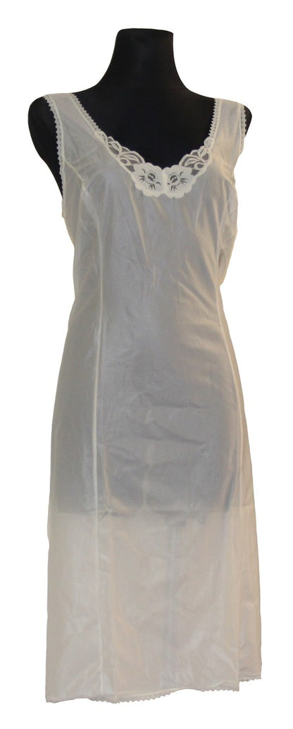 Damen Unterkleid Unterrock mit Spitze