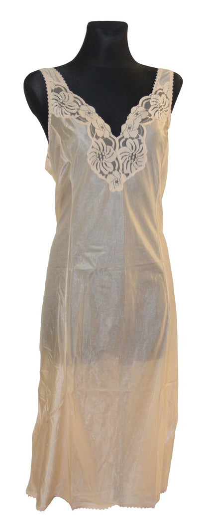 Damen Unterkleid Unterrock mit Spitze