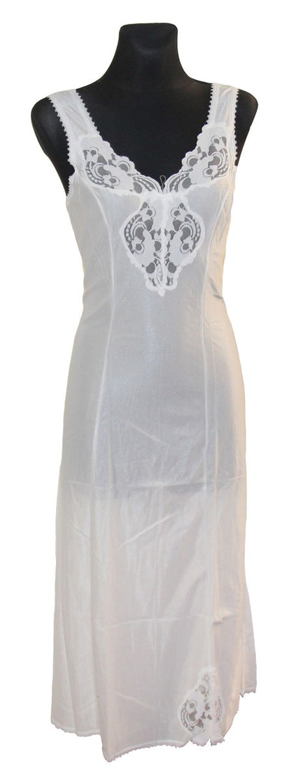 Damen Unterkleid Unterrock mit Spitze