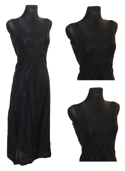 Damen Unterkleid Unterrock mit Spitze