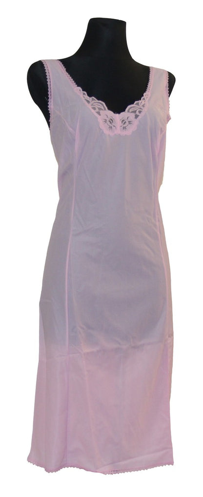 Damen Unterkleid Unterrock mit Spitze