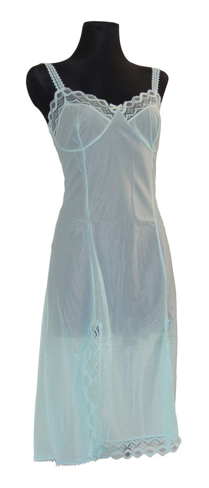 Damen Unterkleid Unterrock mit Spitze
