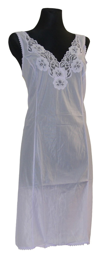 Damen Unterkleid Unterrock mit Spitze