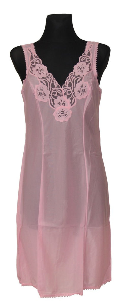 Damen Unterkleid Unterrock mit Spitze