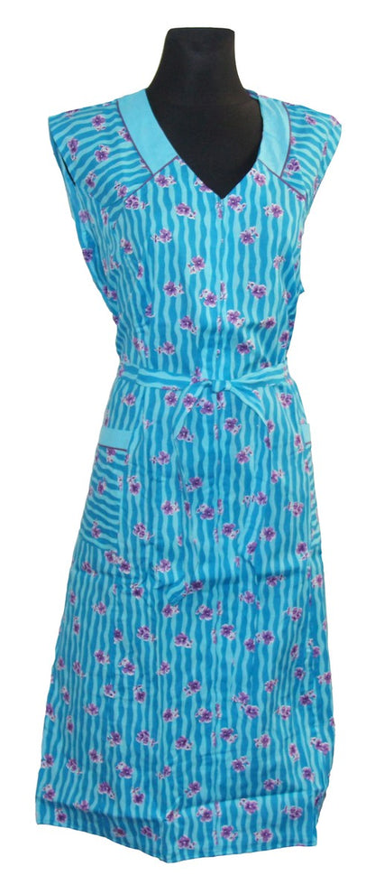 Reißverschlusskittel RV Kittel Schürze Hauskleid