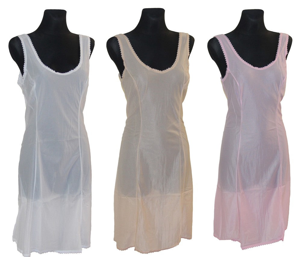 Damen Unterkleid Unterrock ohne Spitze