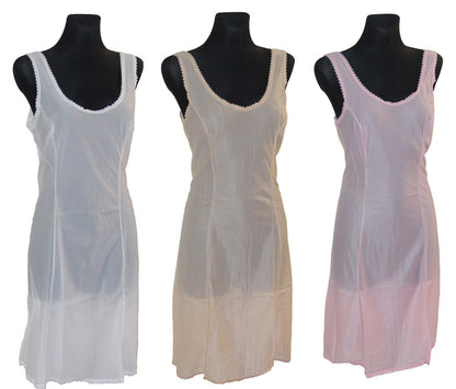 Damen Unterkleid Unterrock ohne Spitze
