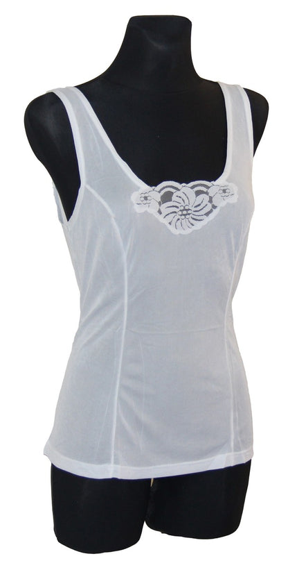 Damen Hemdrock mit Spitze versch. Farben