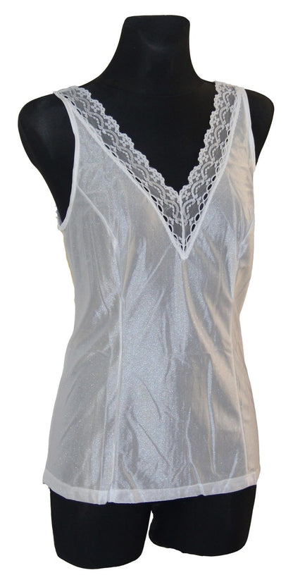 Damen Hemdrock mit Spitze versch. Farben