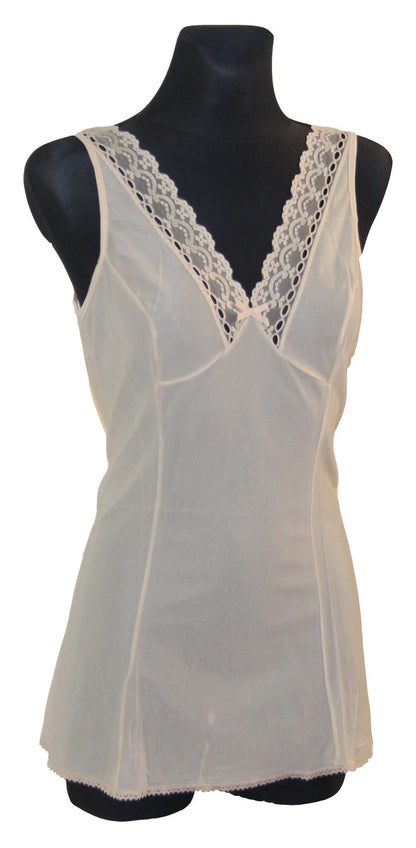 Damen Hemdrock mit Spitze versch. Farben