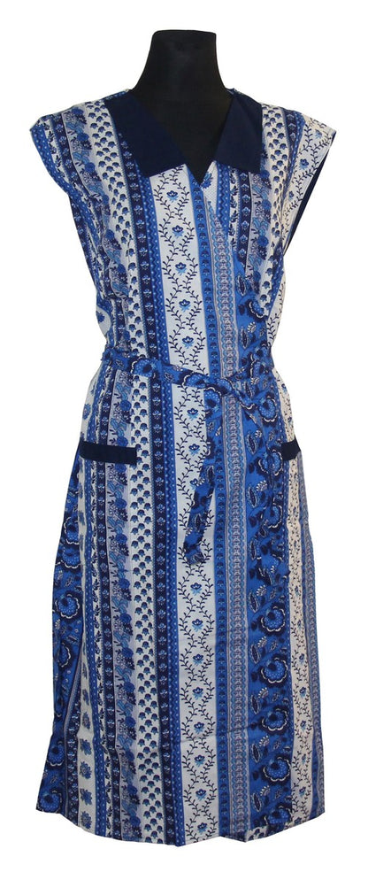Wickelkittel Kittel Schürze Hauskleid Wickelschürze