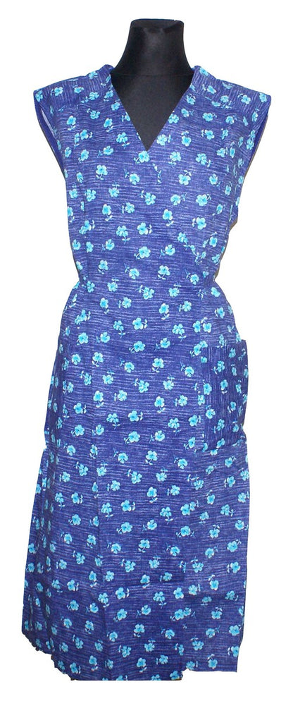 Wickelkittel Kittel Schürze Hauskleid Wickelschürze
