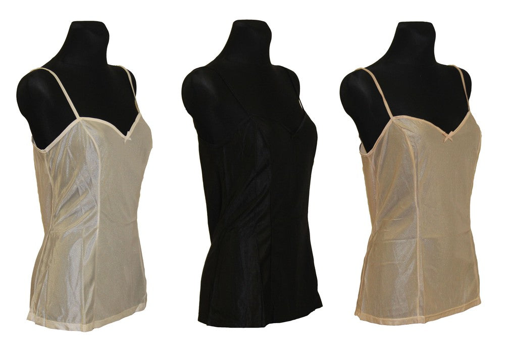 Women's Underwear Camisole Slip Bra Top without Lace Polyamide