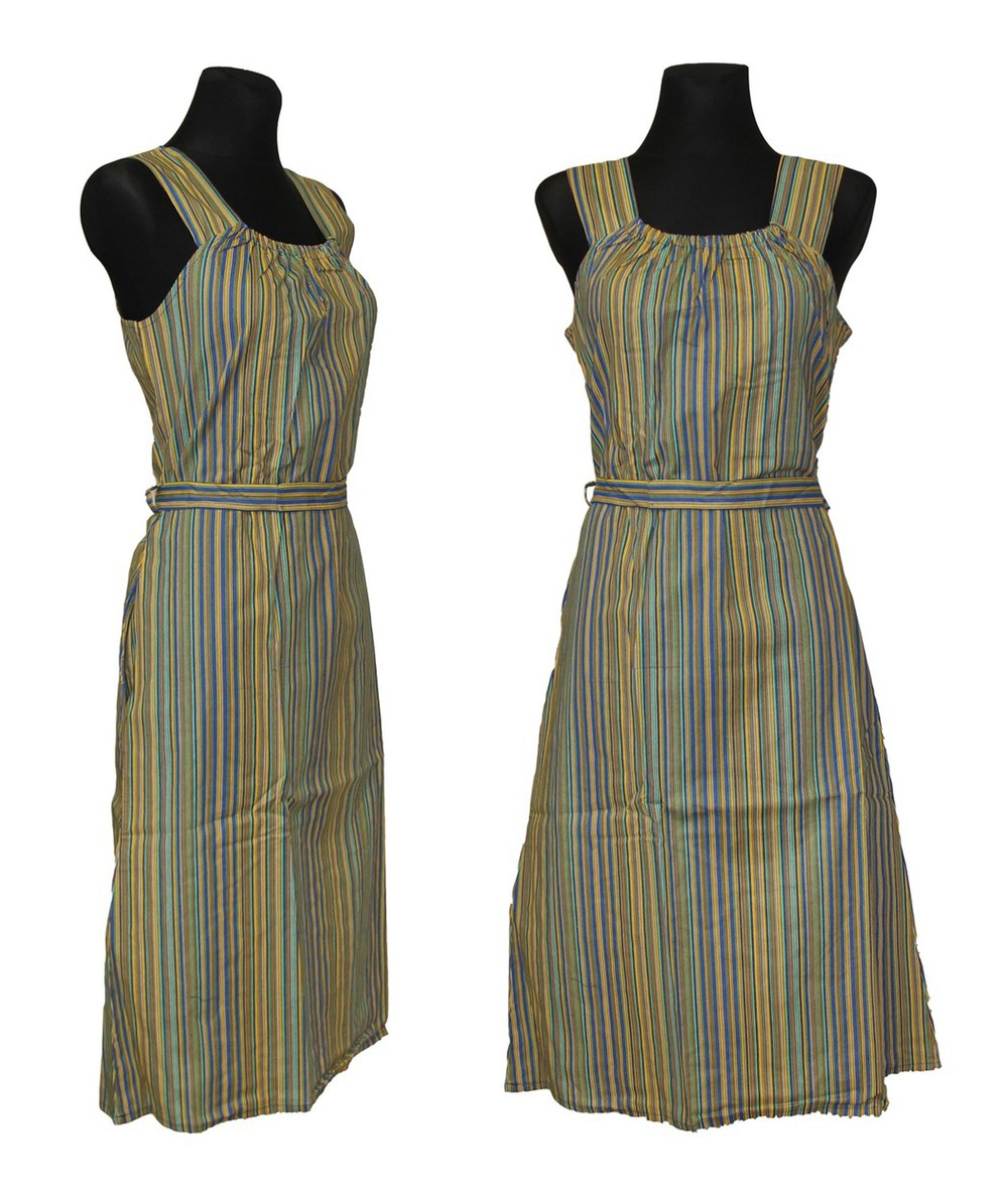 Kleid Trägerkleid Hauskleid Gartenkleid Strandkleid Baumwolle
