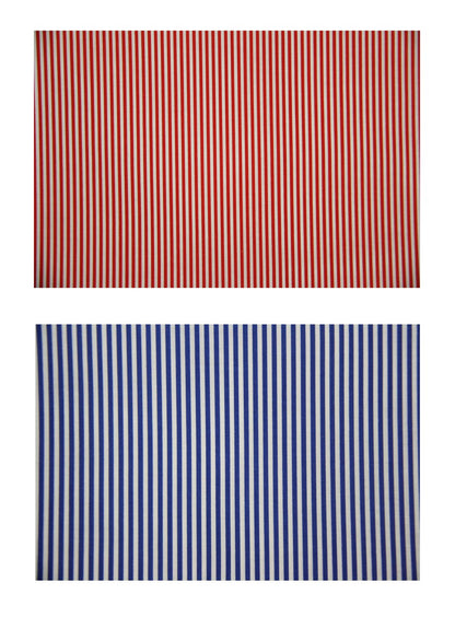 Baumwolle Stoff rot gestreift Meterware  blau gestreift Dekorationsstoff Bekleidungsstoff