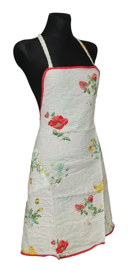 Trägerschürze Latzschürze Schürze Grillschürze Baumwolle Seersucker