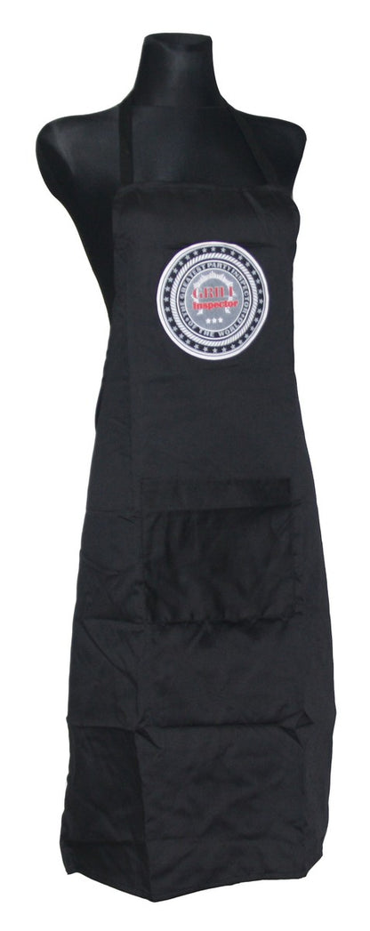 Trägerschürze Latzschürze Schürze Grillschürze Grill Inspector Party