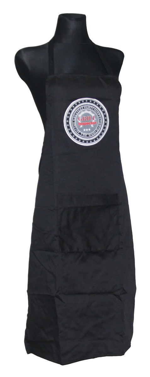 Trägerschürze Latzschürze Schürze Grillschürze Grill Inspector Party