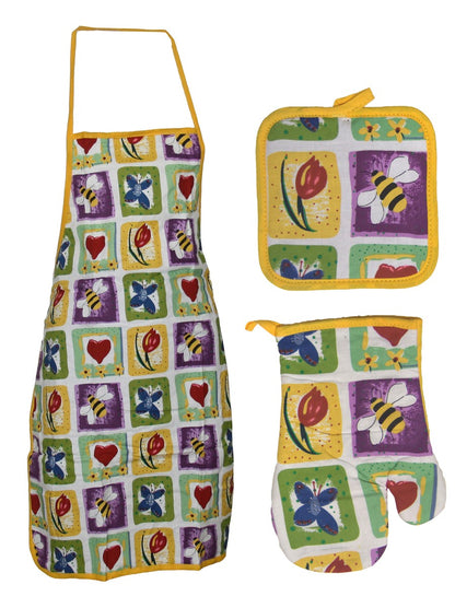 Pinafore apron oven mitt pot holder bib apron apron cooking apron cotton