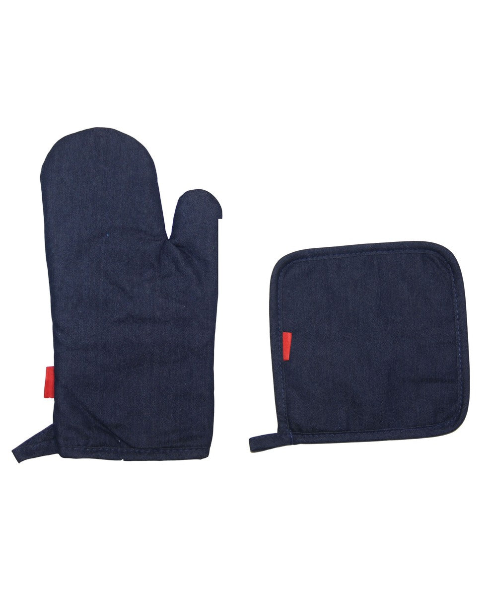 Oven Mitts Potholders Jeans Cooking Baking Cotton Oven Mitts Gloves