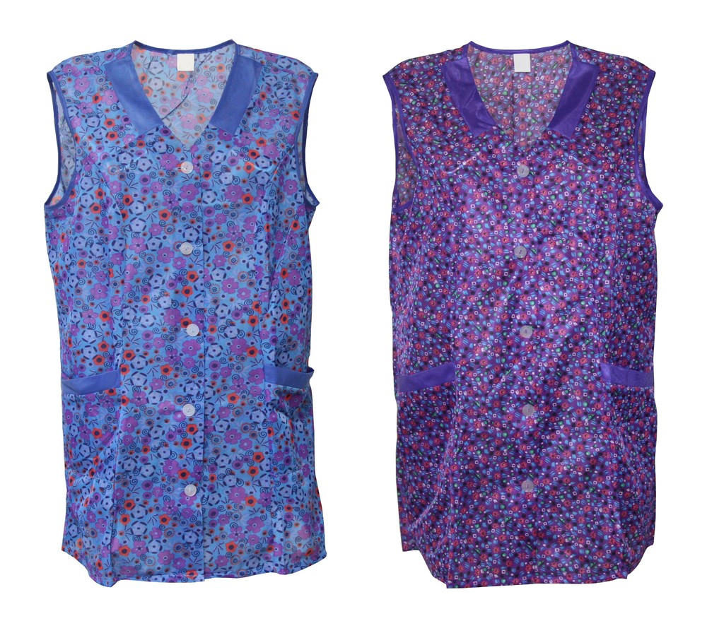 7/8 Kasack 85 cm Kittel kurz Schürze Dederon Polyester