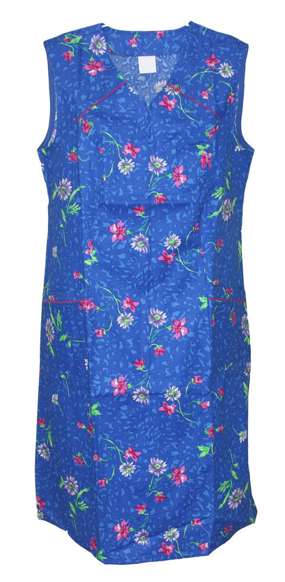 Reißverschluss Kittel RV Hauskleid Baumwolle Schürze