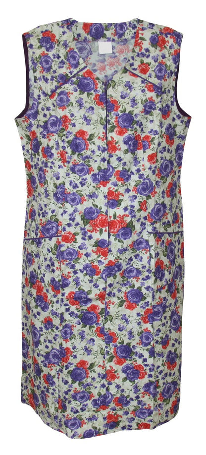 Reißverschluss Kittel RV Hauskleid Baumwolle Schürze