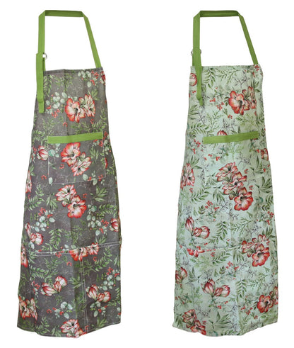 Küchenschürze 89x60cm Baumwolle Latzschürze Trägerschürze Schürze Kochschürze
