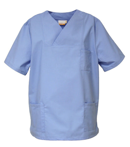 V-neck scrub top, various colors, surgical scrub top, pullover scrub shirt, nursing scrub top, tunic