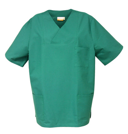 V-neck scrub top, various colors, surgical scrub top, pullover scrub shirt, nursing scrub top, tunic