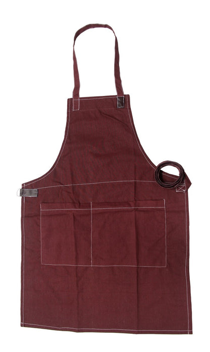 Denim BBQ Schürze Baumwolle Grillschürze Kochschürze Latzschürze Trägerschürze