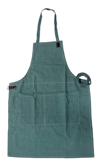 Denim BBQ Schürze Baumwolle Grillschürze Kochschürze Latzschürze Trägerschürze